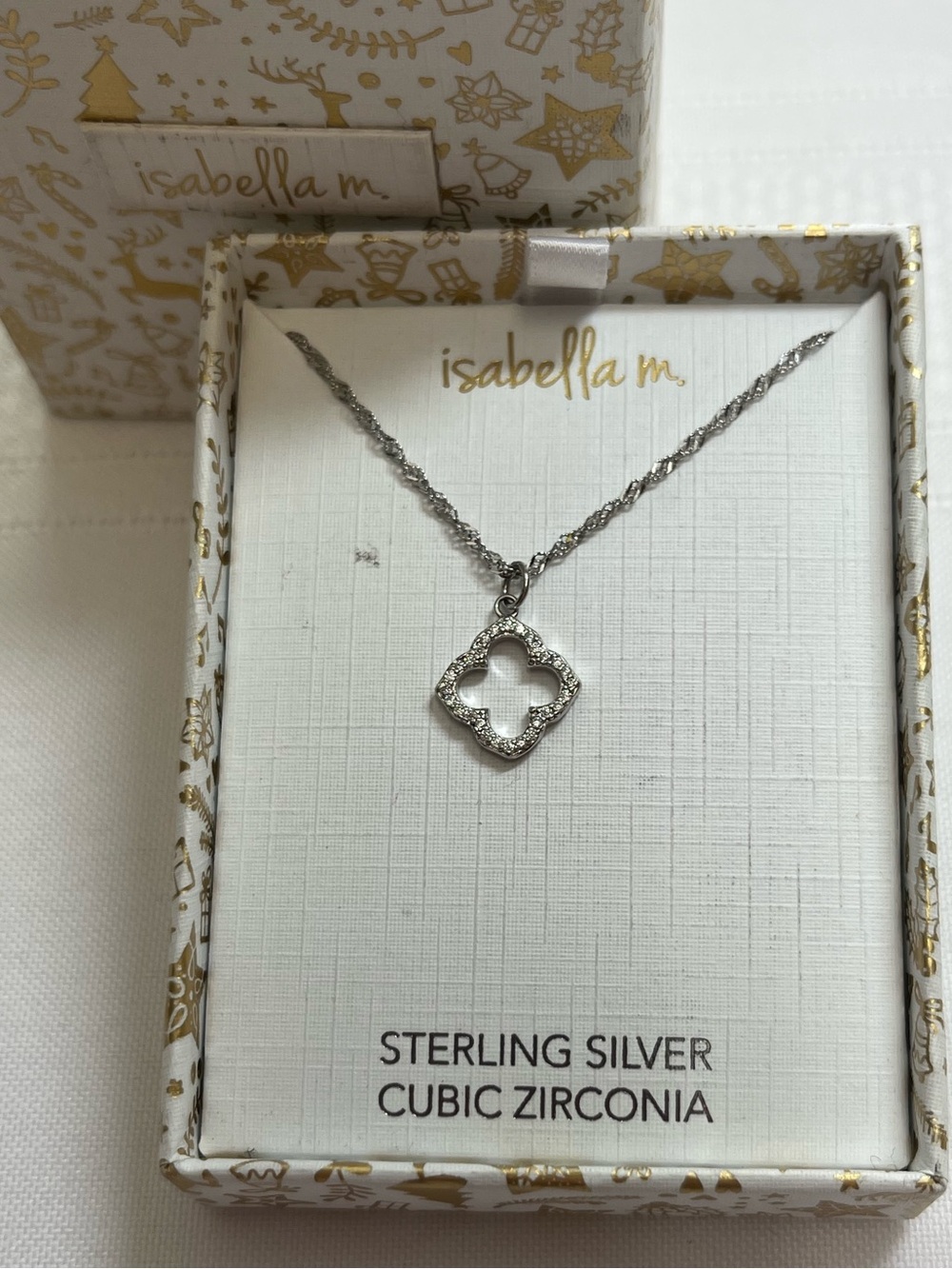 New Sterling Silver “Isabella” necklace